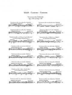 Variierte Themen op. 105, 107 von Ludwig van Beethoven für Klavier allein oder mit Begleitung von Flöte oder Violine im Alle Noten Shop kaufen