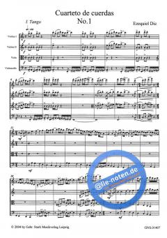 Cuarteto de cuerdas No. 1 von Ezequiel Diz 