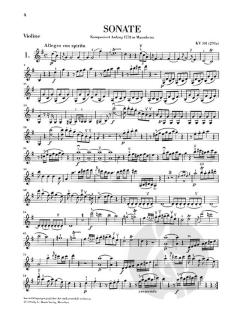 Sonaten für Klavier und Violine Band 1 von Wolfgang Amadeus Mozart im Alle Noten Shop kaufen