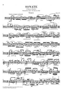 Sonate für Violoncello solo op. 28 von Eugene Ysaye im Alle Noten Shop kaufen