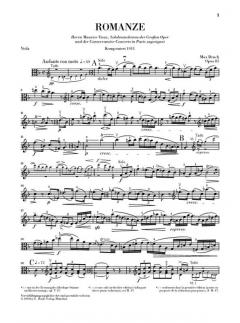 Romanze F-Dur op. 85 von Max Bruch 