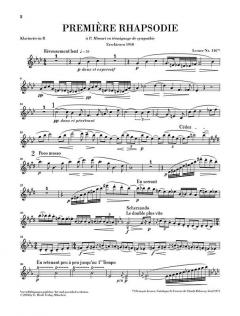 Première Rhapsodie und Petite Pièce von Claude Debussy für Klarinette und Klavier im Alle Noten Shop kaufen