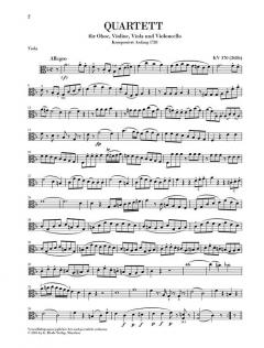 Oboenquartett F-dur KV 370 (368b) (W.A. Mozart) 
