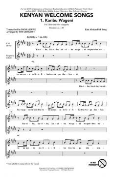 Kenyan Welcome Songs von Tim Gregory (Download) 