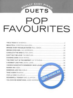 Really Easy Piano Duets: Pop Favourites 