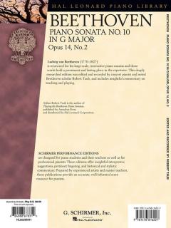 Piano Sonata No. 10 In G Major, Opus 14, No. 2 von Ludwig van Beethoven 