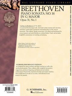 Sonata No. 16 In G Major, Opus 31, No. 1 von Ludwig van Beethoven 