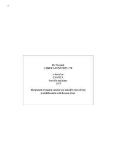 Cantica Concertante von Per Norgard 