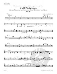 Variationen für Klavier und Violoncello von Ludwig van Beethoven im Alle Noten Shop kaufen