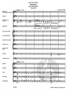 Konzert für Violoncello und Orchester h-Moll op. 104 von Antonín Dvorák 