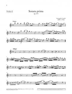 Triosonaten op. 1 und op. 3 Band 1 (Arcangelo Corelli) 