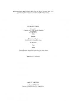 Te Deum von Patrick Hawes 