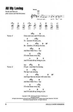 Ukulele Chord Songbook: The Beatles von The Beatles 
