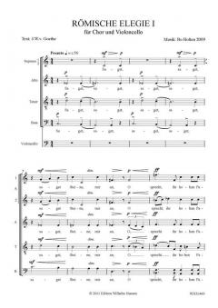 Goethe: Römische Elegie I (Bo Holten) 