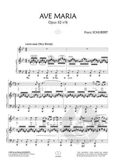 Anacrouse Schubert Ave Maria Sib Majeur Cht/piano Voix Moyennes // von Franz Schubert 