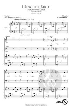 I Sing The Birth (Ben Jonson's Carol) von John Purifoy (Download) 