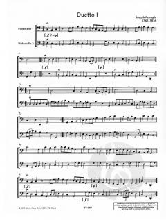 12 progressive Duette op. 2 von Joseph Reinagle 
