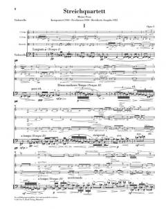 Streichquartett op. 3 von Alban Berg im Alle Noten Shop kaufen (Stimmensatz)