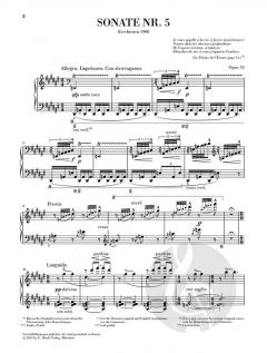 Klaviersonate Nr. 5 Op. 53 von Alexander Skrjabin im Alle Noten Shop kaufen