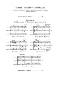 Divertimenti für Bläsersextett (Wolfgang Amadeus Mozart) 