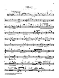 Sonaten op. 120 für Klavier und Klarinette von Johannes Brahms 