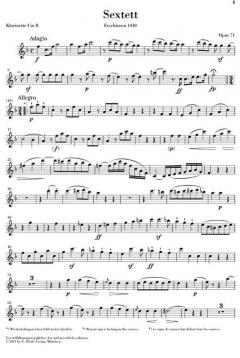 Sextett Es-dur op. 71 mit Marsch WoO 29 (Ludwig van Beethoven) 