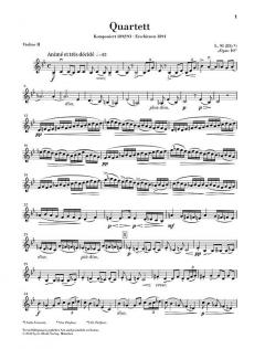 Streichquartett von Claude Debussy im Alle Noten Shop kaufen (Stimmensatz)