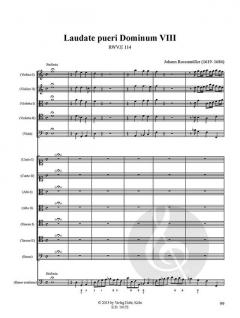 Vesperpsalmen 5: Laudate pueri von Johann Rosenmüller 