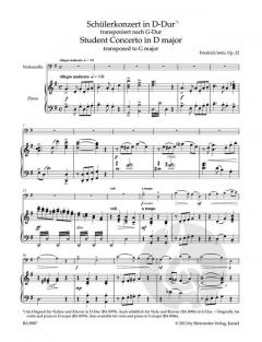 Concerto D-Dur op. 22 von Friedrich Seitz (Download) 