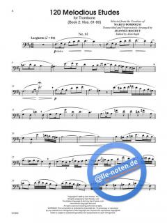 Melodious Etudes For Trombone 2 von Joannes Rochut 