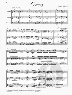 Triology around the World für 2 Violinen und Violoncello von Tristan Schulze 