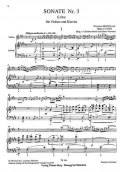 Sonate Nr. 3 von Ermanno Wolf-Ferrari 
