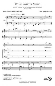 What Sweeter Music von Robert Herrick 