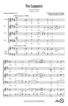 Vere Languores von Tomás Luis de Victoria (Download) 