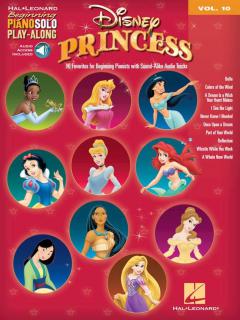 Beginning Piano Solo Play-Along Vol. 10: Disney Princess 