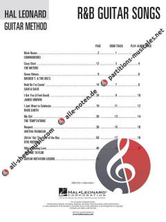 Hal Leonard Guitar Method: R&B Guitar Songs 