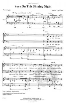 Sure On This Shining Night von Morten Lauridsen 