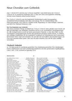 Chorbuch Gotteslob - Chorbuch SAM 