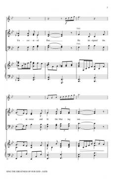 Sing The Greatness Of Our God von Kenon D. Renfrow (Download) 