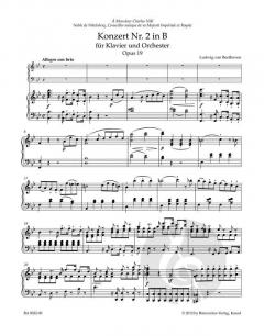 Konzert Nr. 2 B-Dur op. 19 von Ludwig van Beethoven (Download) 