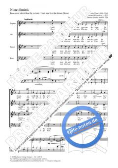 Nunc dimittis (Charles Wood) 