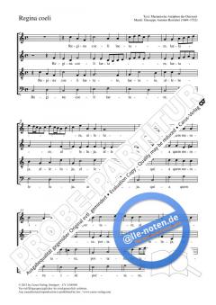 Regina coeli C-Dur (Guiseppe Antonio Bernabei) 