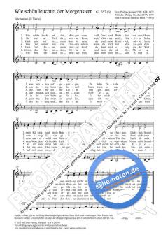 Wie schön leuchtet der Morgenstern D-Dur (2012) von Christian Heiß (Download) 