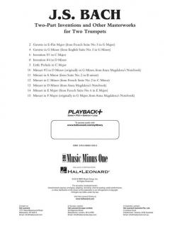 Two Part Inventions and Other Masterworks von Johann Sebastian Bach für 2 Trompeten im Alle Noten Shop kaufen
