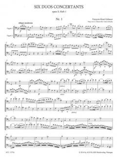 6 Duos concertants Heft 1 op. 3 