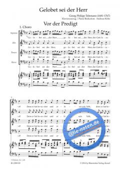 Gelobet sei der Herr TWV 1:602/1216 (Georg Philipp Telemann) 