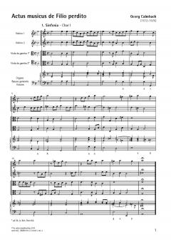 Actus musicus de Filio perdito (Georg Calmbach) 