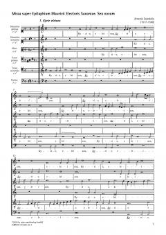Missa super Epitaphium Mauricii Electoris Saxoniae (Antonio Scandello) 