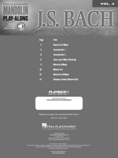 Mandolin Play-Along Vol. 4: J.S. Bach im Alle Noten Shop kaufen