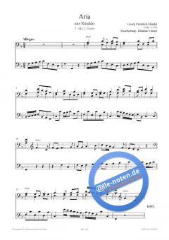 2 Arien aus Rinaldo von Georg Friedrich Händel 